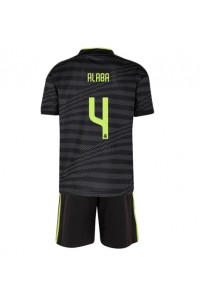 Real Madrid David Alaba #4 Babytruitje 3e tenue Kind 2022-23 Korte Mouw (+ Korte broeken)